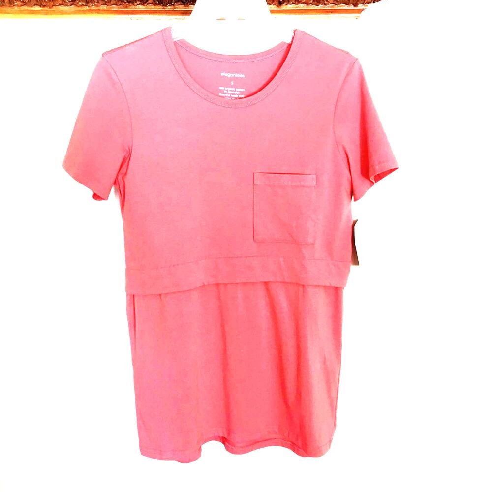Elegantees Coral Nisha Tee Brand New